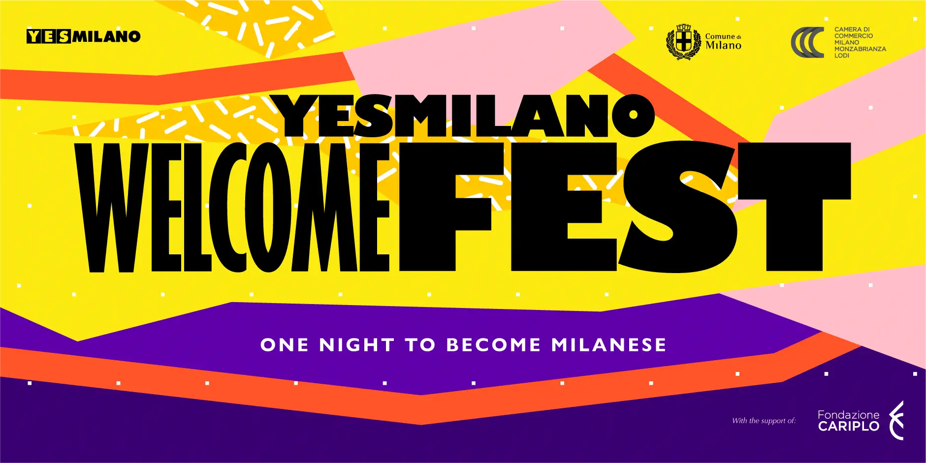 Yes Milano Welcome Fest 2026 poster